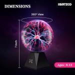 7 Inch Touch-Sensitive Plasma Ball Lamp