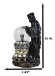 Gothic Grim Reaper Plasma Ball Lamp Decor