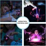 Electric Plasma Ball Lamp with Lightning Effects