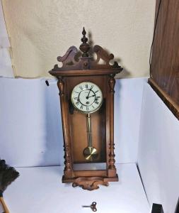 HERMLE Westminster Chime Wall Clock with Key