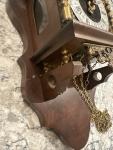 Zaanse Vintage Wall Clock Chime Parts Project 20.5”