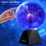 Theefun 8 Inch Touch Sensitive Plasma Ball
