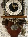 Vintage Dutch Zaanse Wall Clock Parts Set