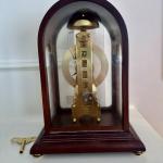 Franz Hermle Skeleton Mantle Clock with Key