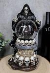 Gothic Grim Reaper Plasma Ball Lamp Decor