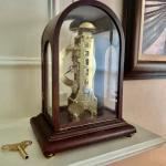 Franz Hermle Skeleton Mantle Clock with Key