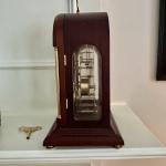 Franz Hermle Skeleton Mantle Clock with Key