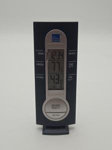 Outdoor Probe Thermometer with Clock and Min-Max Display
