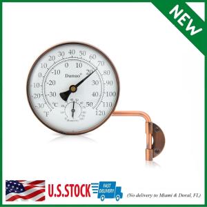 Outdoor Analog Thermometer and Hygrometer Combo