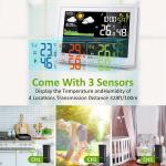 Multi-Sensor Color Weather Station for Home Use