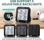 Wireless Indoor Outdoor Thermometer with 3 Sensors