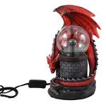 Dungeons & Dragons Fire Dragon Castle Lamp Statues