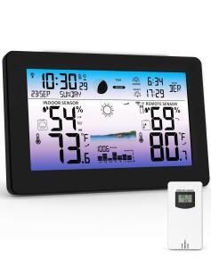 Wireless Indoor Outdoor Weather Station with Thermometer