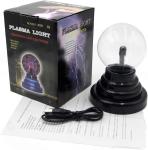 Electric Plasma Ball Lamp with Lightning Effects