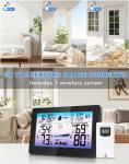 Wireless Indoor Outdoor Weather Station with Thermometer
