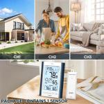 Wireless Indoor Outdoor Thermometer and Hygrometer