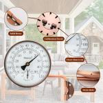 Outdoor Analog Thermometer and Hygrometer Combo