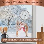 Outdoor Analog Thermometer and Hygrometer Combo