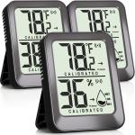 Digital Indoor Hygrometer and Room Thermometer Set