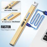 LcFun USB Rechargeable Plasma Arc Candle Lighters 3-Pack