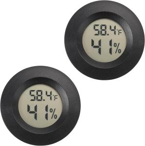 Mini Digital Hygrometer and Thermometer - 2 Pack