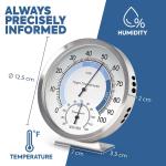 Indoor Analog Hygrometer and Thermometer Combo