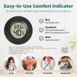 4-Pack Mini Indoor/Outdoor Humidity Meters