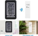 Wireless Thermometer Hygrometer for Indoor and Outdoor