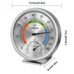 5" Indoor Outdoor Temperature and Humidity Gauge