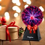 6-Inch Touch & Sound Sensitive Plasma Ball Light
