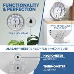 Indoor Analog Hygrometer and Thermometer Combo