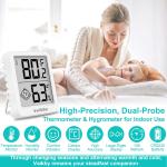 Indoor Humidity Meter and Thermometer 3-Pack