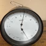 4-Inch Round Analog Thermo Hygrometer