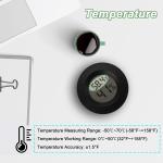 Mini Digital Hygrometer and Thermometer - 2 Pack