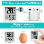 Indoor Humidity Meter and Thermometer 3-Pack