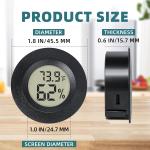 4-Pack Mini Indoor/Outdoor Humidity Meters