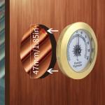 2-Pack 2-Inch Analog Humidity Hygrometers