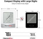 Indoor Digital Hygrometer and Thermometer Monitor