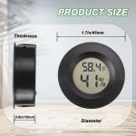 Mini Digital Hygrometer and Thermometer - 2 Pack