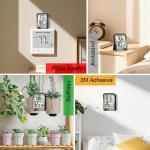 Digital Indoor Hygrometer and Room Thermometer Set