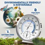 Indoor Analog Hygrometer and Thermometer Combo