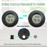 Mini Digital Hygrometer and Thermometer - 2 Pack