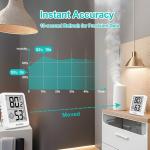 Indoor Humidity Meter and Thermometer 3-Pack