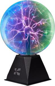 Colorful 8-Inch Plasma Ball for Fun Effects
