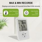 Indoor Digital Hygrometer and Thermometer Meter