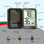 Digital Indoor Hygrometer and Room Thermometer Set