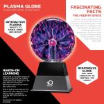 Interactive Plasma Globe Lamp with Touch and Sound