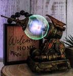 Steampunk Plasma Storm Ball Gun Accent Lamp