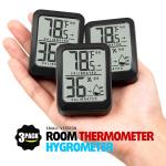 Digital Indoor Hygrometer and Room Thermometer Set
