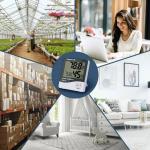 10-in-1 Hygrometer Thermometer with Alarm Clock